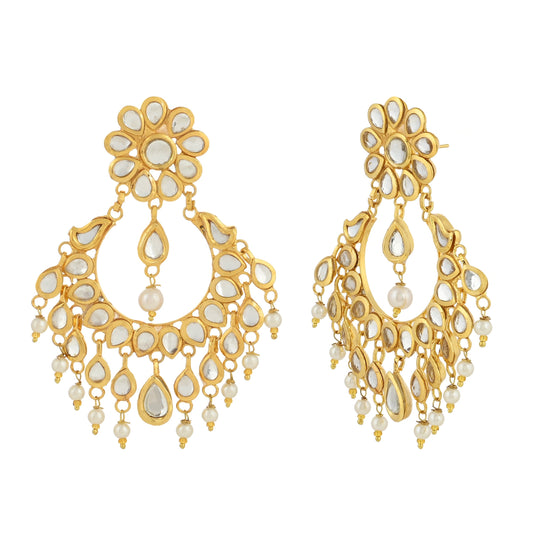 Bright Beauty Earrings - Kundan Earrings - Elegance Style Earrings - Danish Jewellers®