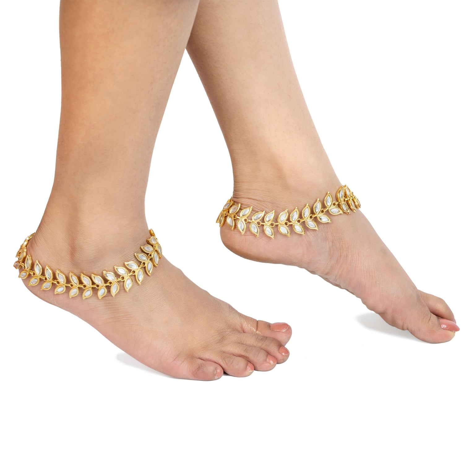 Kundan Anklet