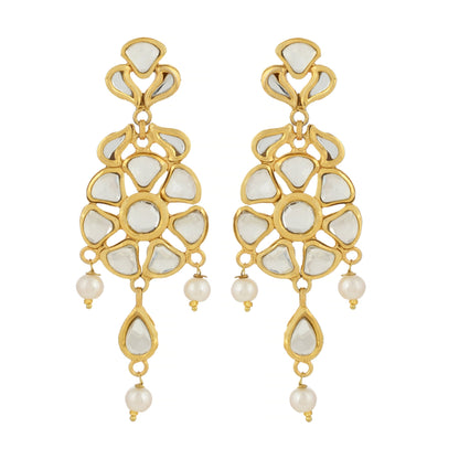 Precious Kundan Earrings - Dazzling Earrings - Kundan Earrings - Danish Jewellers® 