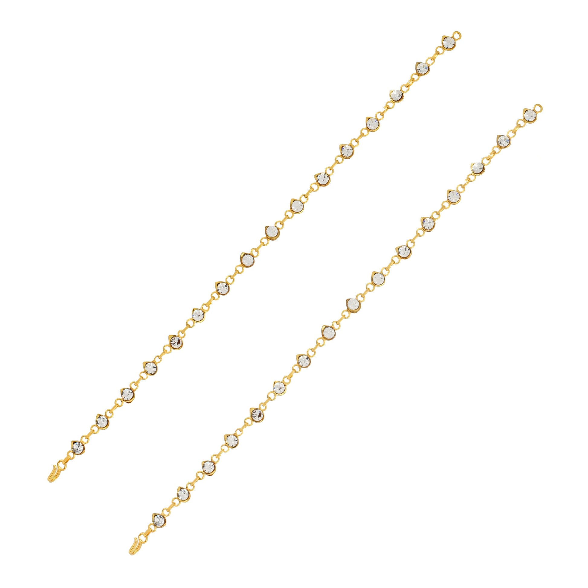 Handmade Kundan Payal - Indian Kundan Payal - Antique Payal - Danish Jewellers® 